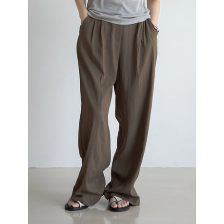 《予約販売》tuck summer light pants/2colors_np1023