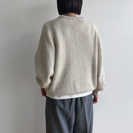 《予約販売》mohair v neck over knit/2colors_nt1855