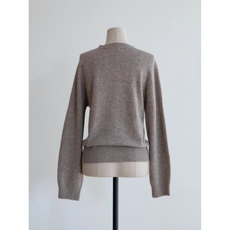 《予約販売》quality knit pullover/2colors_nt2214