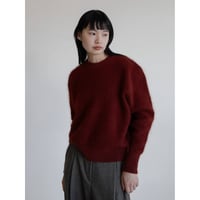 《予約販売》silhouette angora knit pullover/2colors_nt2196