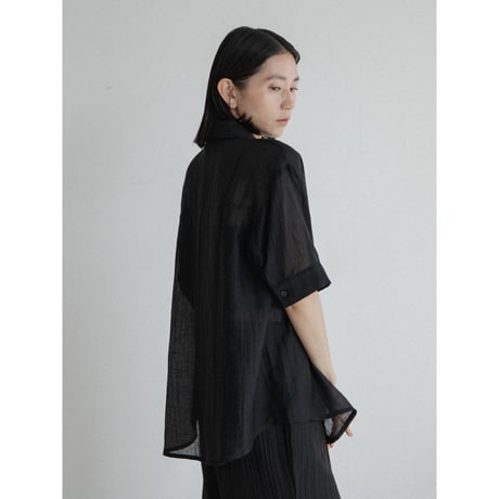 《予約販売》nuance sheer shirt/2colors_nb0306