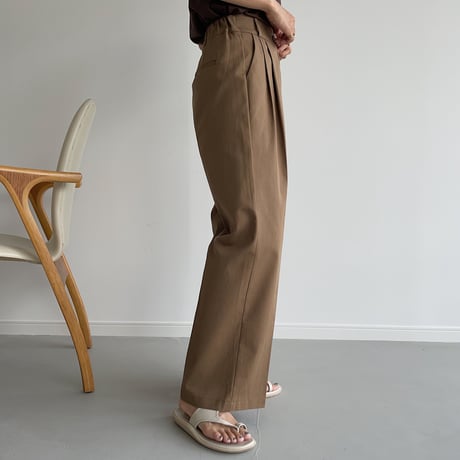 《予約販売》cotton wide pants/2colors_np0434