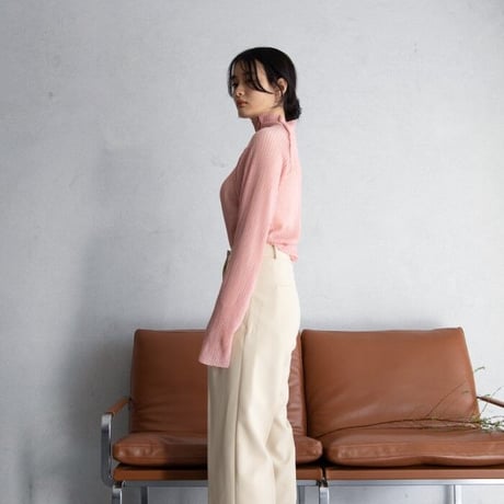 【nokcha original】tuck botan pants/ivory_np0534