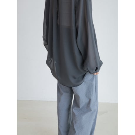 《予約販売》sheer over pocket shirt_nb0392
