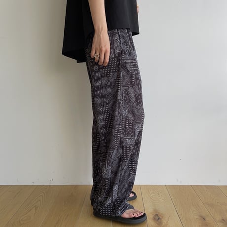 《予約販売》paisley rincl easy pants/2colors_np0834