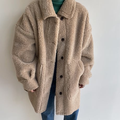【nokcha original】boa mouton jacket/beige_no0186