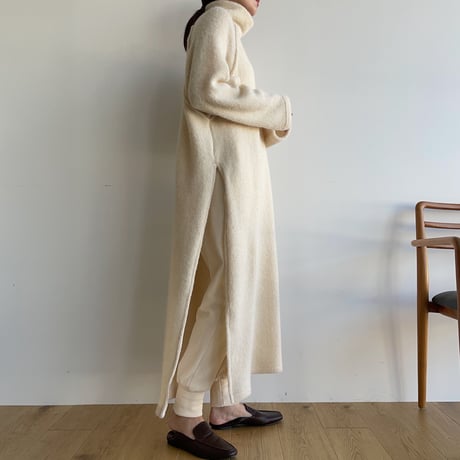 【nokcha original】raglan sleeve warm ops/ivory_nd0131