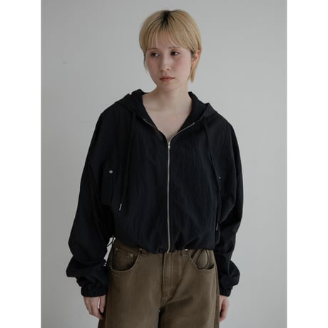 《予約販売》sheer hoodie jumper/2colors_no0461