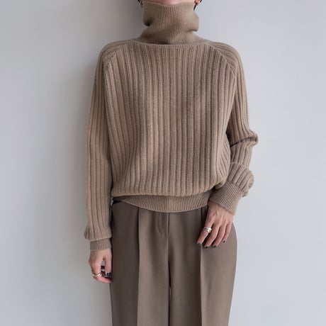 《予約販売》accent lib high neck knit/2colors_nt1926