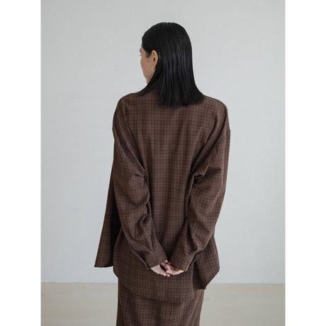 《予約販売》check pattern over shirt/2colors_nb0334