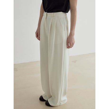《予約販売》tuck daily wide pants/2colors_np1233