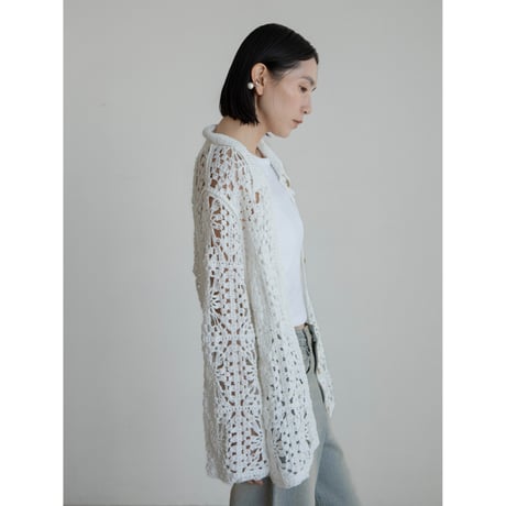 《予約販売》crochet cardigan_no0440