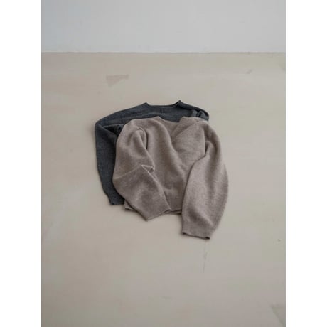 《予約販売》quality knit pullover/2colors_nt2214