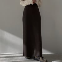 《予約販売》material warm long skirt/2colors_ns0087