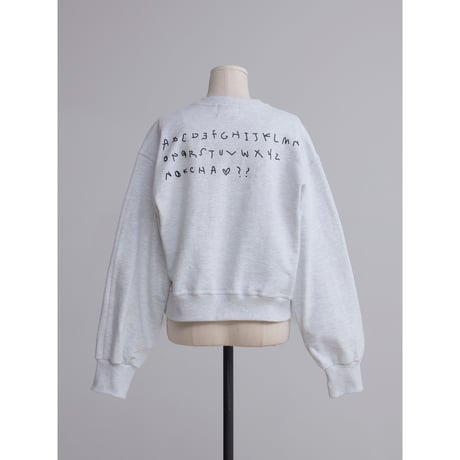 【NOKCHA × MOMO】alphabet sweat pullover/2colors_nt2488