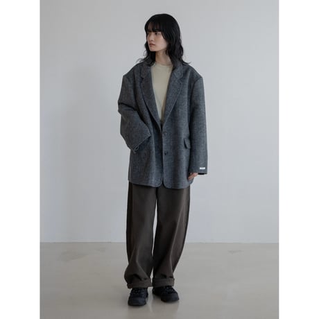 《予約販売》HANDMADE herringbone tailored jacket/2colors_no0423