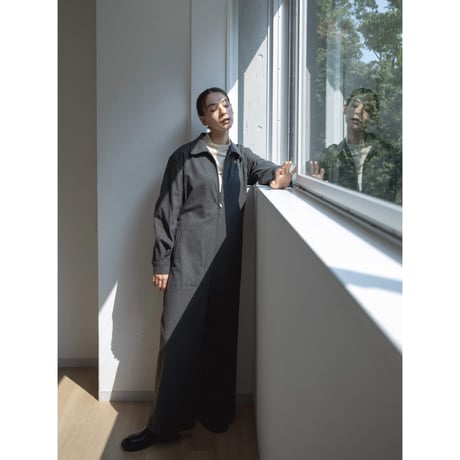 - AUTHENTIC series - classy jumpsuit/charcoal gray_an0023