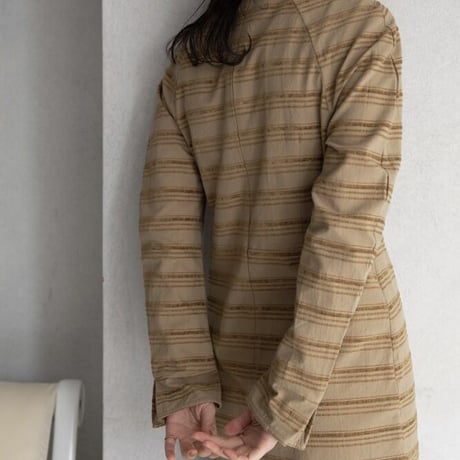 【nokcha original】jacquard lady dress/beige_nd0117