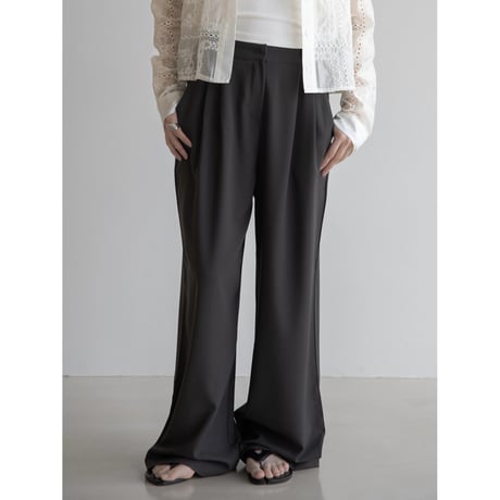 《予約販売》two tuck wide light pants/2colors_np0991