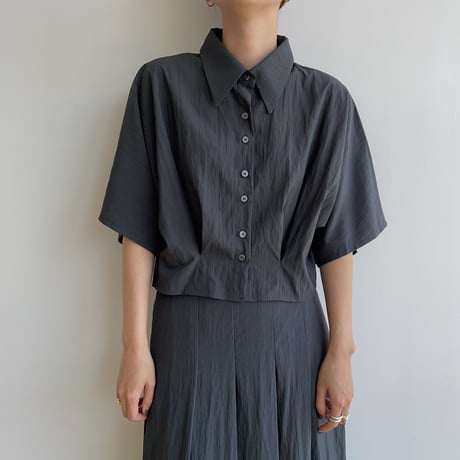 《予約販売》minimal mannish blouse/2colors_nb0150