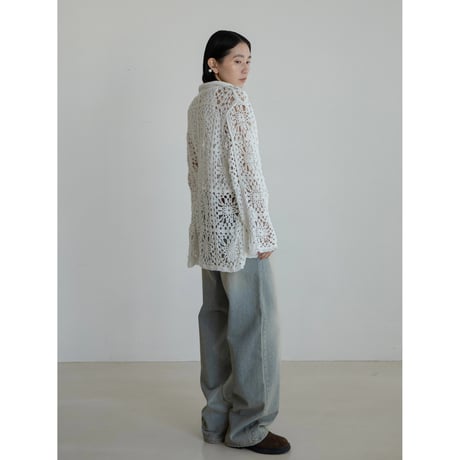 《予約販売》crochet cardigan_no0440