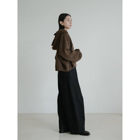《予約販売》over knit hoodie/2colors_nt2432