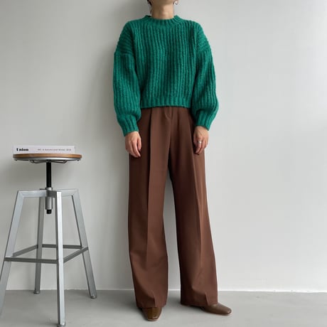 《予約販売》melange coloring knit/2colors_nt1109