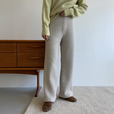 《予約販売》knit lib pants/2colors_np0515