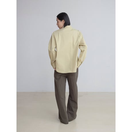 《予約販売》cotton pocket shirt/2colors_nb0358