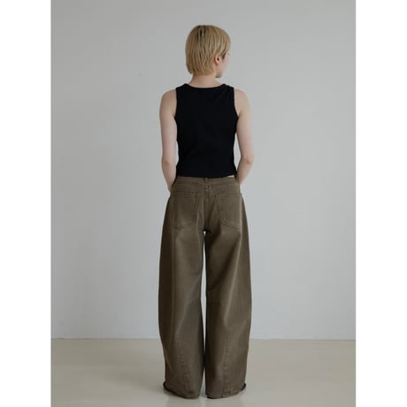 《予約販売》vintage like cocoon jeans/2colors_nj0139