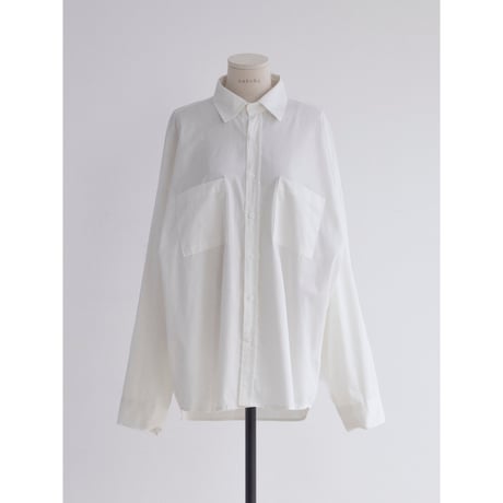 《予約販売》cotton over shirt/2colors_nb0364