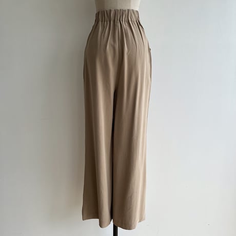 《予約販売》material tuck pants/2colors_np0676