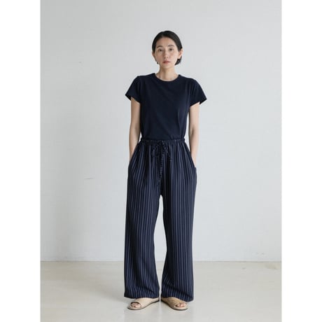 《予約販売》stripe easy rich pants/2colors_np1240