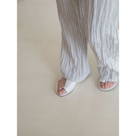 《予約販売》fake leather thong sandal/2colors_na0793