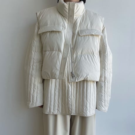 【nokcha original】2set down jacket/white_no0308