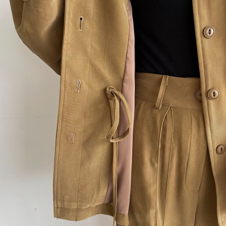 【nokcha original】2way military jacket/olive khaki_no0233