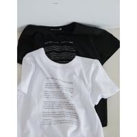 《予約販売》lettering minimal tee/2colors_nt2597