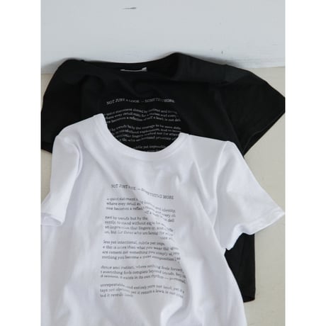 《予約販売》lettering minimal tee/2colors_nt2597