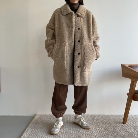 【nokcha original】boa mouton jacket/beige_no0186