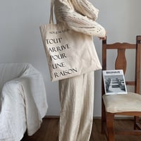 《予約販売》lettering tote bag_na0187