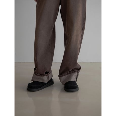 《予約販売》washing brown jeans_nj0108