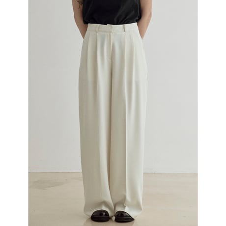 《予約販売》tuck daily wide pants/2colors_np1233