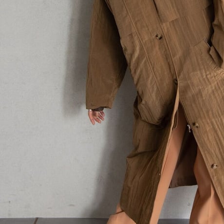 【nokcha original】washer quilting trench coat/beige_no0121