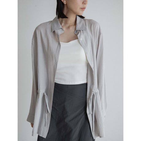 《予約販売》string sheer shirt/2colors_nb0304