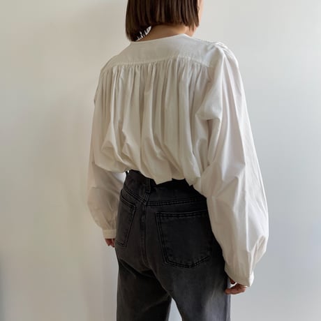 《予約販売》gather tuck blouse/2colors_nt1241