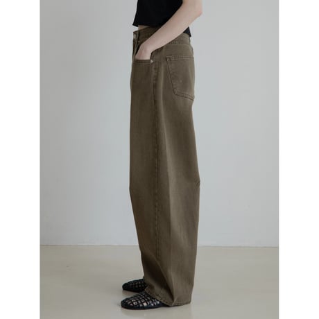 《予約販売》vintage like cocoon jeans/2colors_nj0139