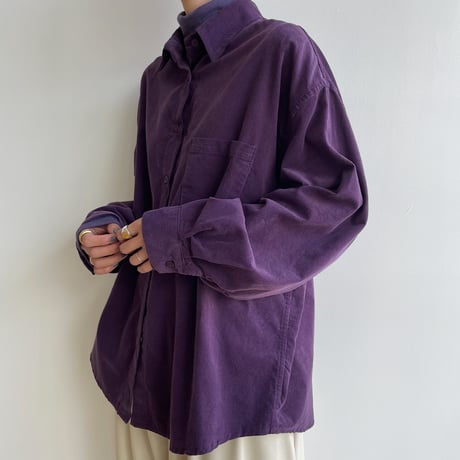 《予約販売》corduroy berry shirt/3colors_nb0209