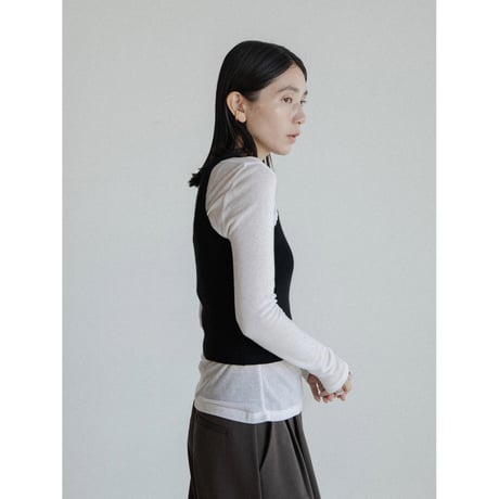《予約販売》american sleeve knit tops/2colors_nt2393