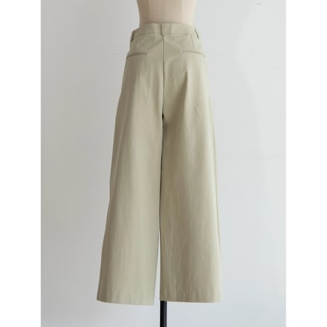《予約販売》two tuck accent twill pants/2colors_np1127