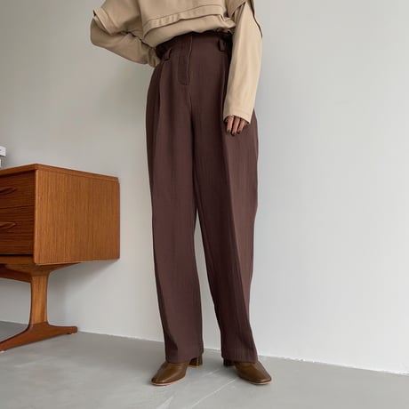【nokcha original】rincl soft pants/brown_np0467